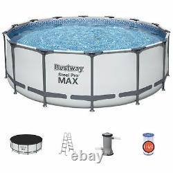 Bestway Steel Pro MAX 14 x 4 Foot Above Ground Round Pool Set (For Parts)