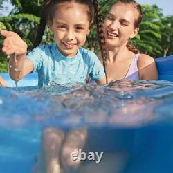 Bestway Steel Pro MAX 15' x 48 Round Above Ground Swimming Pool for Backyard