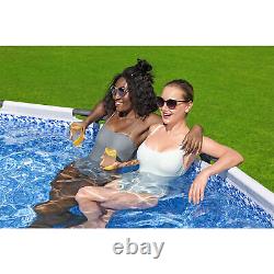 Bestway Steel Pro MAX 15'x42 Round Above Ground Swimming Pool with Pump & Cover