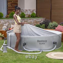 Bestway TANX 8ft x 24in Round Above Ground Stock Tank Pool Set