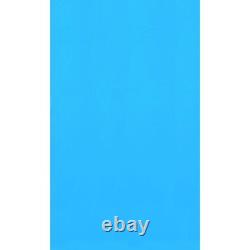 Blue 12x24 ft Oval Pool Liner Standard Gauge, Overlap Design, 48/54 in Depth