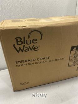 Blue Wave 18'x33'x48/54 Oval Overlap Liner Emerald Coast NL611-20