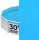 Blue Wave 30-Ft round Overlap Pool Liner for Above-Ground Steel Wall Pools Wea