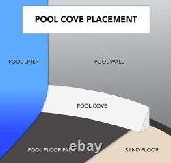 Blue Wave 48 Peel and Stick Above Ground Pool Cove White Pack of 24