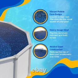 Blue Wave 8FT Round Pool Liner Unibead Heavy Gauge Vinyl for Above Ground Pools