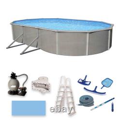 Blue Wave Belize Round & Oval Above Ground Swimming Pool Package Kit