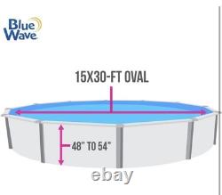 Blue Wave Canyon 15x30 Oval Pool Liner Heavy Overlap 48-54 Wall