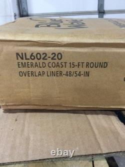 Blue Wave Emerald Coast 15ft Round Pool Liner 48/54in NL602-20