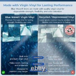 Blue Wave Emerald Coast 18-ft x 33-ft Oval Overlap Pool Liner for Above-Ground