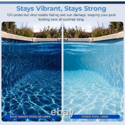Blue Wave Evening Bay 12x24 ft Oval Pool Liner for Above Ground