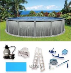 Blue Wave Martinique Round & Oval Above Ground Swimming Pool Package Kit