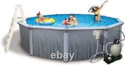 Blue Wave Martinique Round & Oval Above Ground Swimming Pool Package Kit