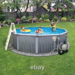 Blue Wave Martinique Round & Oval Above Ground Swimming Pool Package Kit