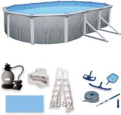Blue Wave Martinique Round & Oval Above Ground Swimming Pool Package Kit