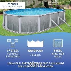 Blue Wave Martinique Round & Oval Above Ground Swimming Pool Package Kit