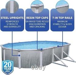 Blue Wave Martinique Round & Oval Above Ground Swimming Pool Package Kit