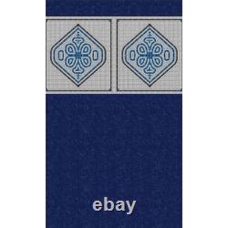Blue Wave NL331-40 Heavy Gauge Mangalore Mosaic Round Unibead Pool Liner, 18-FT