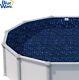 Blue Wave NL502-20 Evening Bay Round Overlap Steel Wall Swimming Pool Liner, 15