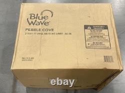 Blue Wave Overlap 21'x41'x48 Above Ground Oval Pool Liner Pebble Cove NL513-40