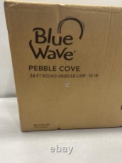 Blue Wave Overlap 24'x52 Above Ground Round Pool Liner Pebble Cove NL519-40