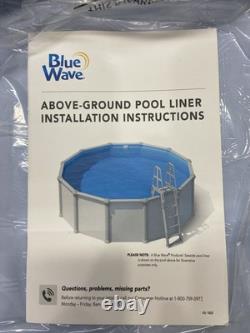 Blue Wave Overlap 27'x48/54 Above Ground Round Pool Liner Evening Bay NL506-20