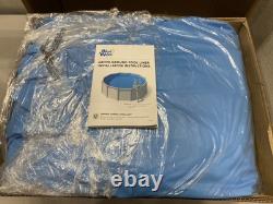 Blue Wave Overlap 30'x48/54 Above Ground Round Pool Liner Solid Blue NL328-20