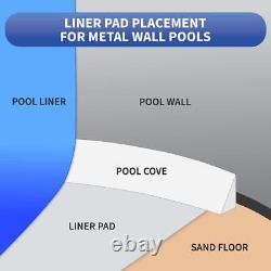 Blue Wave Pool Liners 15'X26' Oval Liner Pad for Above Ground Pool Durable