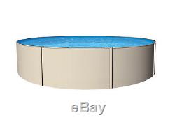 Blue Wave Steel Wall Above Ground Swimming Pool Package, Pump, Filter, Liner