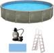 Blue Wave Trinity Round & Oval Above Ground Swimming Pool Package Kit