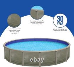 Blue Wave Trinity Round & Oval Above Ground Swimming Pool Package Kit