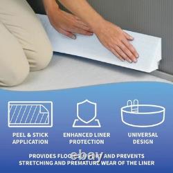 Bluewave 48-In Peel And Stick Above Ground Pool Cove In White