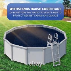 Bluewave Canyon Round 48/54 Deep Pool Heavy Gauge Overlap Liner In Blue