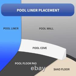 Bluewave Emerald Coast Round 48/54 Deep Pool Standard Gauge Overlap Blue Liner