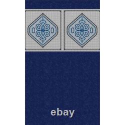 Bluewave Mangalore Mosaic Round 52 Deep Pool Heavy Gauge Unibead Liner