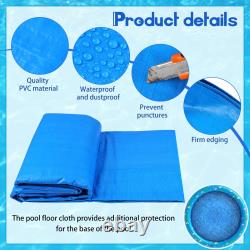 Boao 18 Ft Pool Liner Pad for Above Ground Pools, Durable Cloth, Round