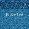 Boulder Swirl Above Ground Round Overlap Pool Liner 20 Gauge
