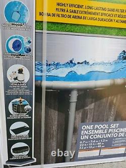 Brand New Bestway Power Steel 22 x 12 x 48 Above Ground Oval Pool