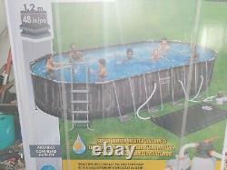 Brand New Bestway Power Steel 22 x 12 x 48 Above Ground Oval Pool