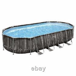 Brand New Bestway Power Steel 22 x 12 x 48 Above Ground Oval Pool Set