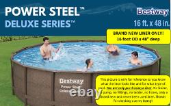 Brand New Liner for Bestway or Coleman 16' x 48 round pool brown color