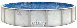 Caspian 52 Tall Steel Above Ground Pool Kit plus Starter Package