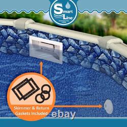 Coastal Rock 20 Gauge Overlap 54 Wall Height Above Ground Swimming Pool Liner