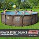 Coleman 18 x 48 Power Steel Frame Deluxe Series Above Ground Swimming Pool