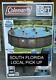 Coleman 18 x 48 Steel Frame Deluxe Round Above Ground Pool FLORIDA PICKUP