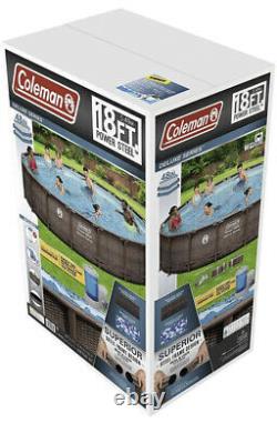 Coleman 18ft x 48in above ground swimming pool