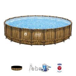 Coleman Power Steel 22' X 52 round above Ground Pool Set with Pool Cover