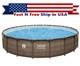 Coleman Power Steel Deluxe Above Ground Swimming Pool 18ft x 48in Fast Ship USA