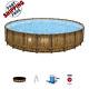 Coleman Power Steel Frame 22' X 52 Round Above Ground Pool Set With Cover Pump