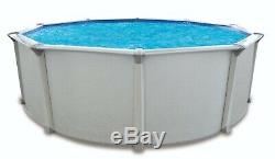 Colombia 18' x 54 Round Above Ground Swimming Pool and Liner