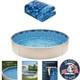 Comfortable 27-ft Duobead Pool Liner Perfect Fit for Above Ground Pools